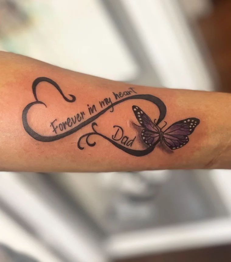 unendlichzeichen tattoo vater tochter