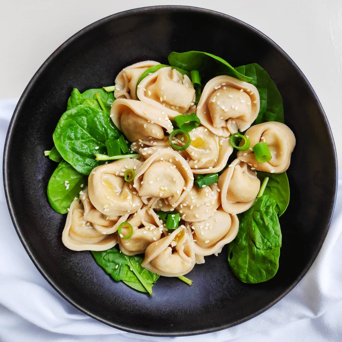 vegane gemüse ravioli