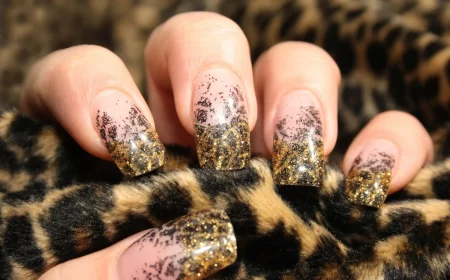 animal print nails fuer den herbst 2024