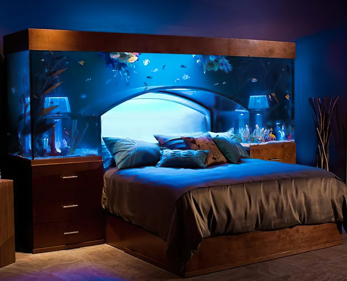 aquarium im schlafzimmer ideen zur gestaltung