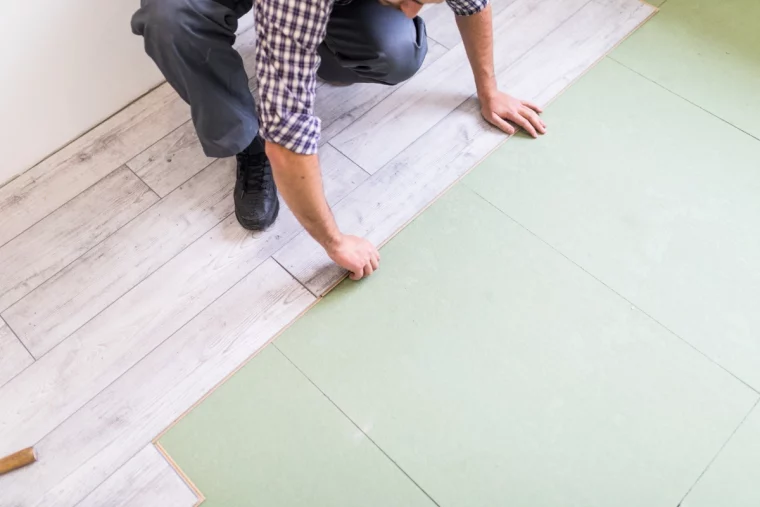 boden verlegen bodenbelag aus vinyl
