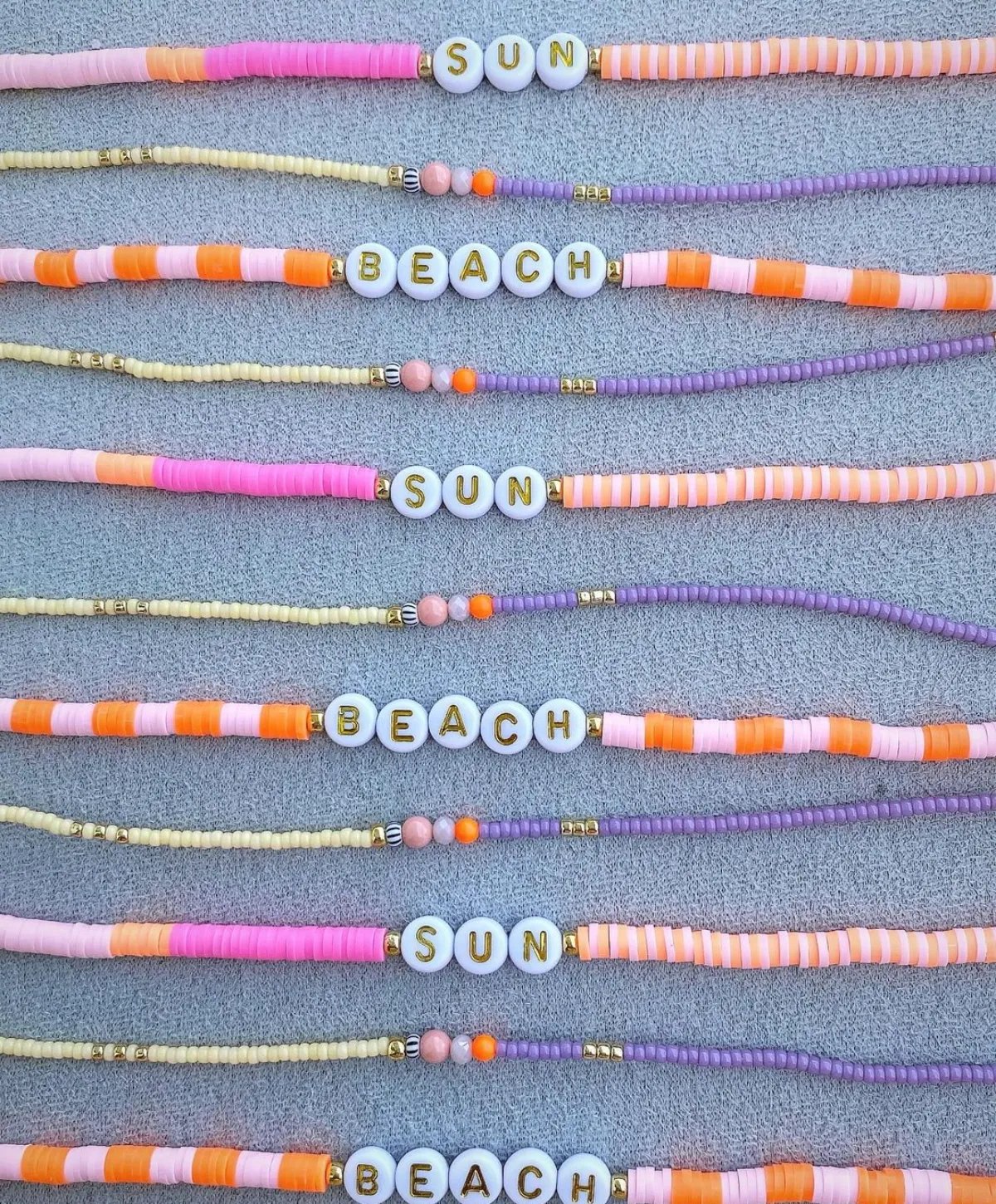 diy perlenarmbänder für sommer feeling sun beach perlen