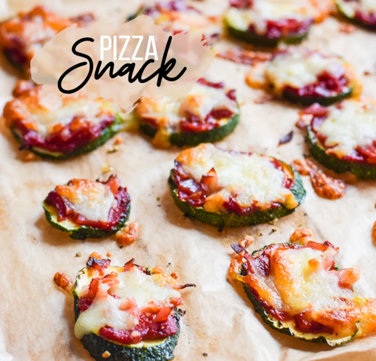 fingerfood einfach pizza snack zucchini bites