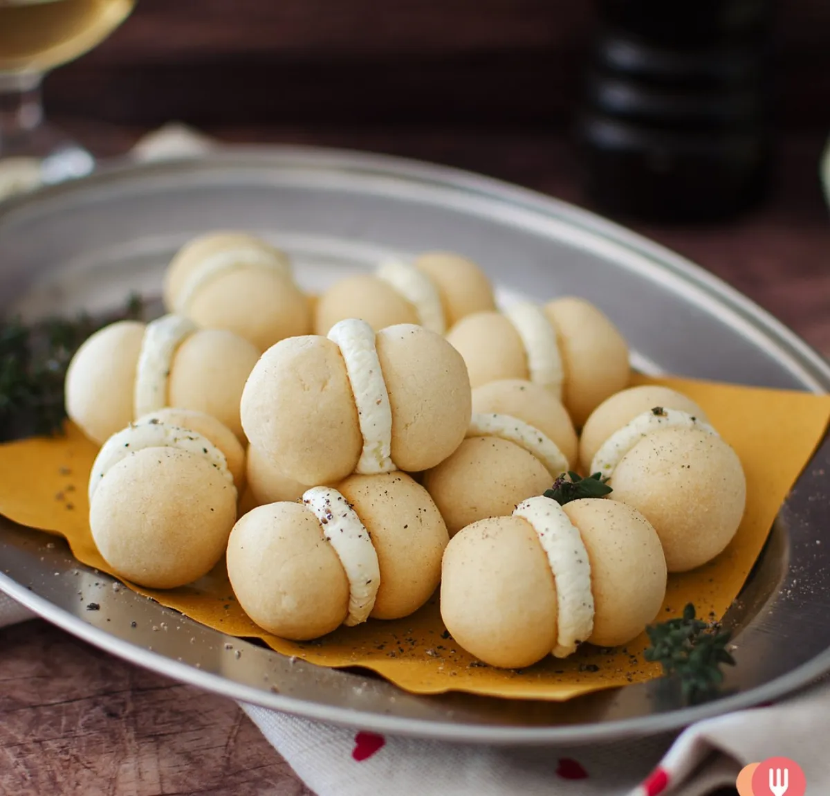 fingerfood ideen kleine häppchen mit creme