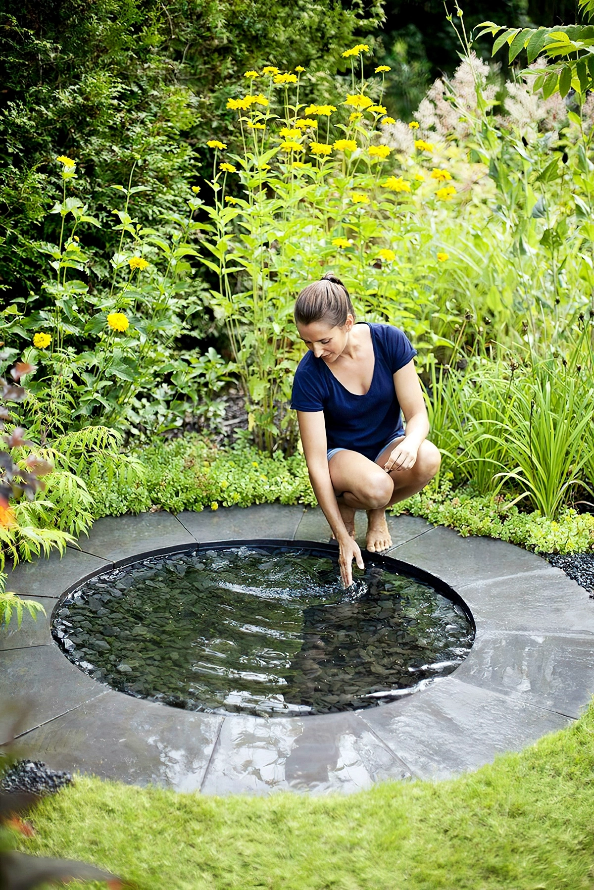 gartenteich klein wasserteich teich ideen garten