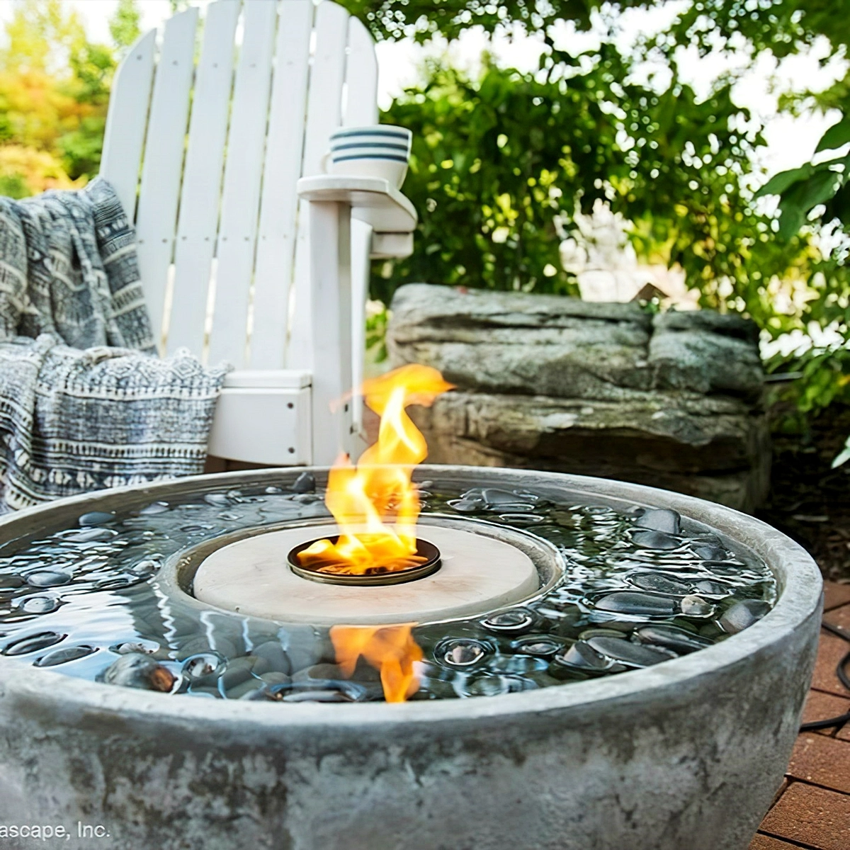 kleine teiche im garten 2024 moderner gartenteich feuerstelle va watergardens