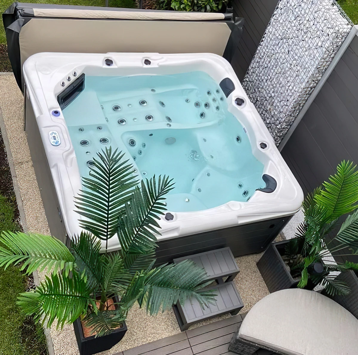 portable jacuzzi und spa anlange fuer den garten absolutgarten