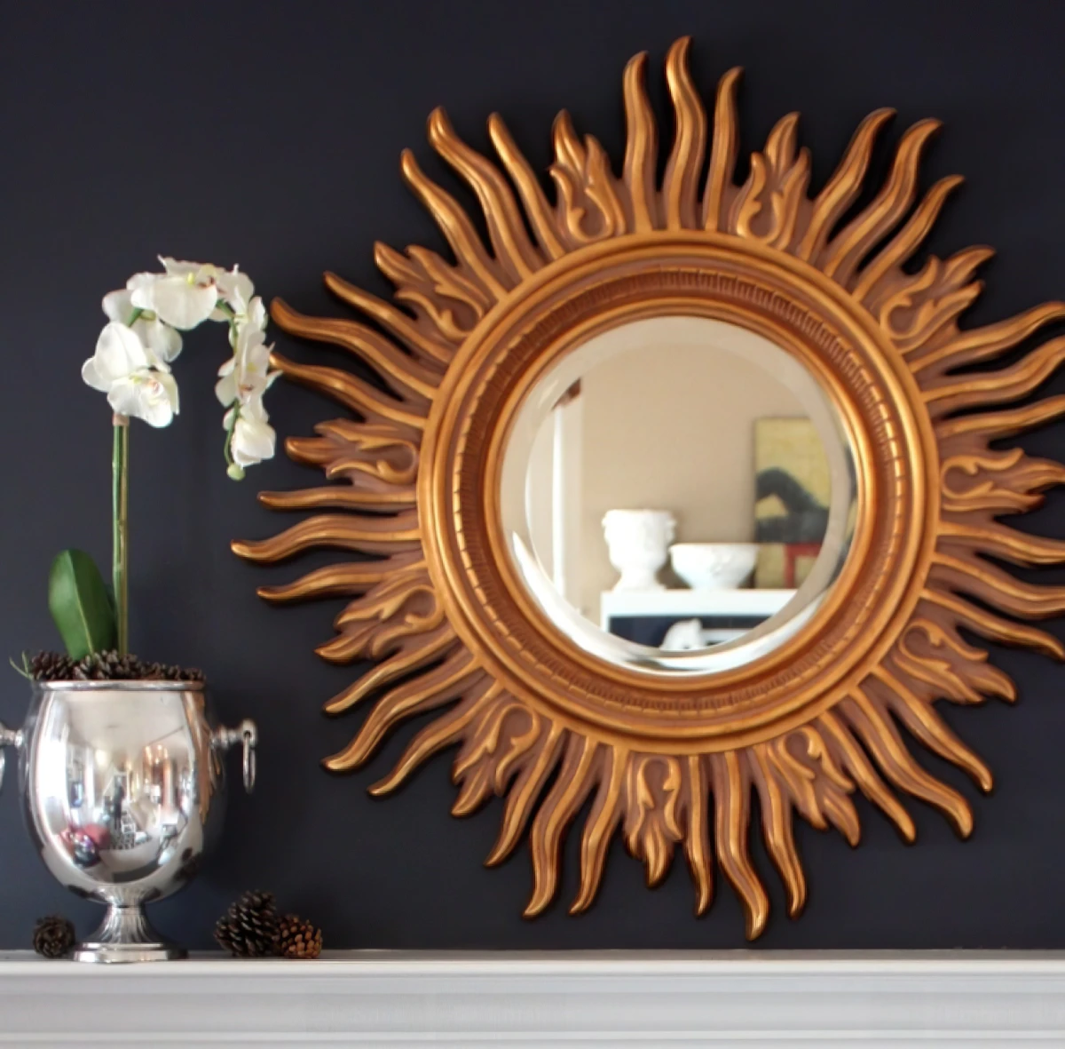 sunburst mirror besondere deko