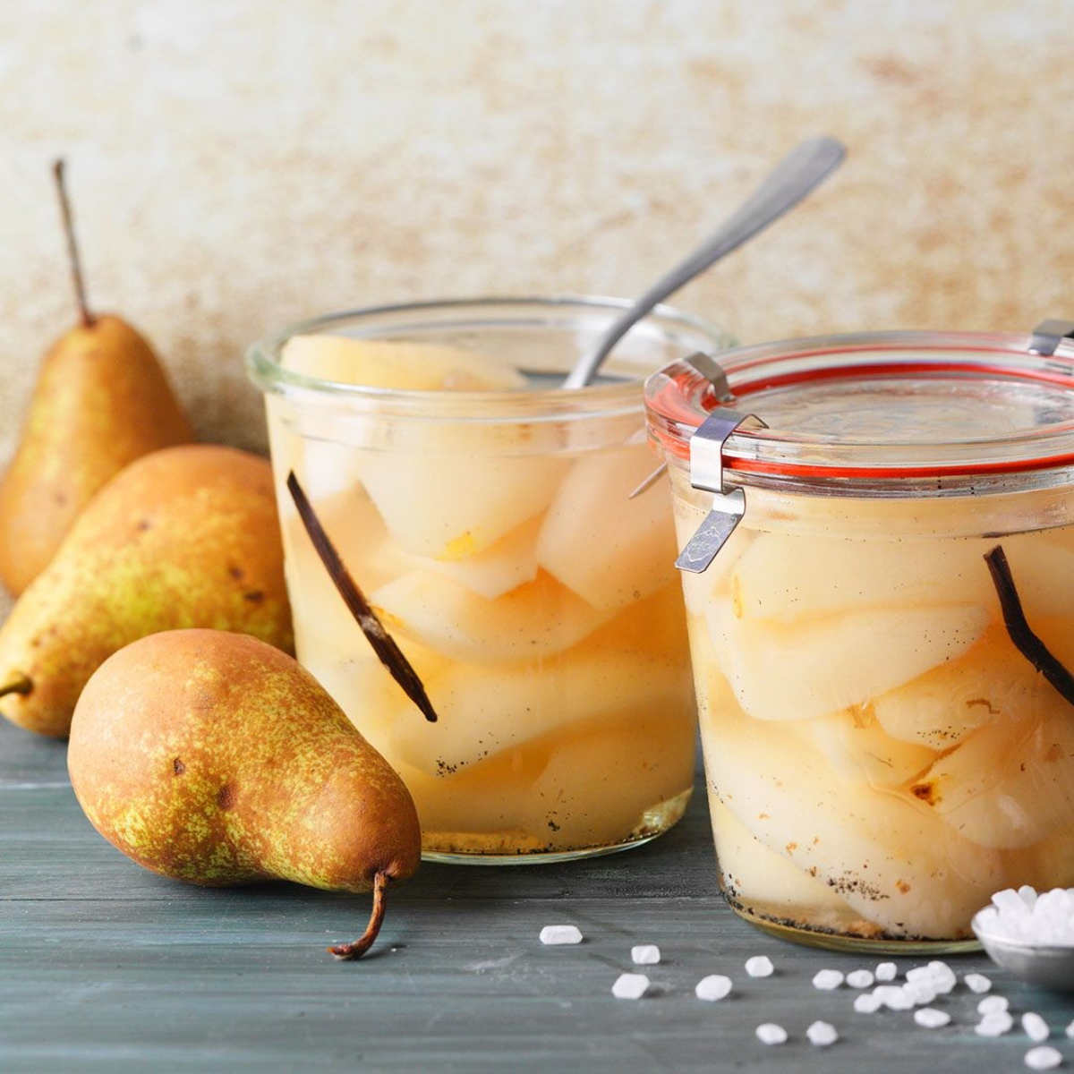 birnen zu hause ohne zucker einkochen