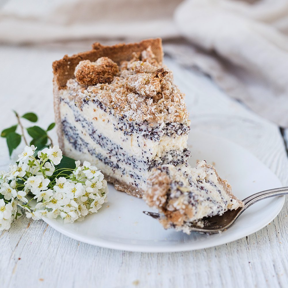 Österreichischer mohnkuchen mit quark