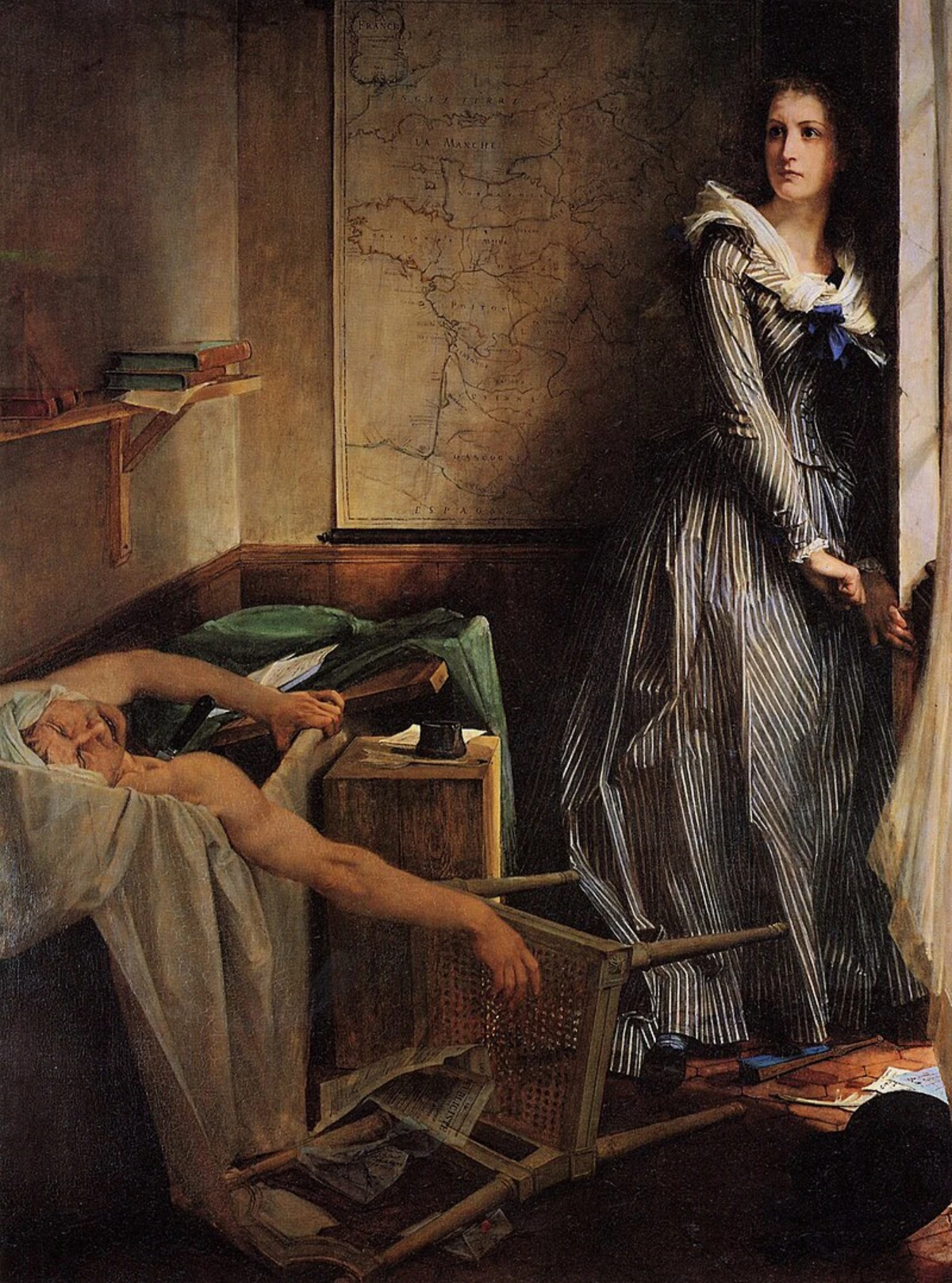 paul baudry charlotte marie anne corday 1858 moerderin marat franzoesische revolution