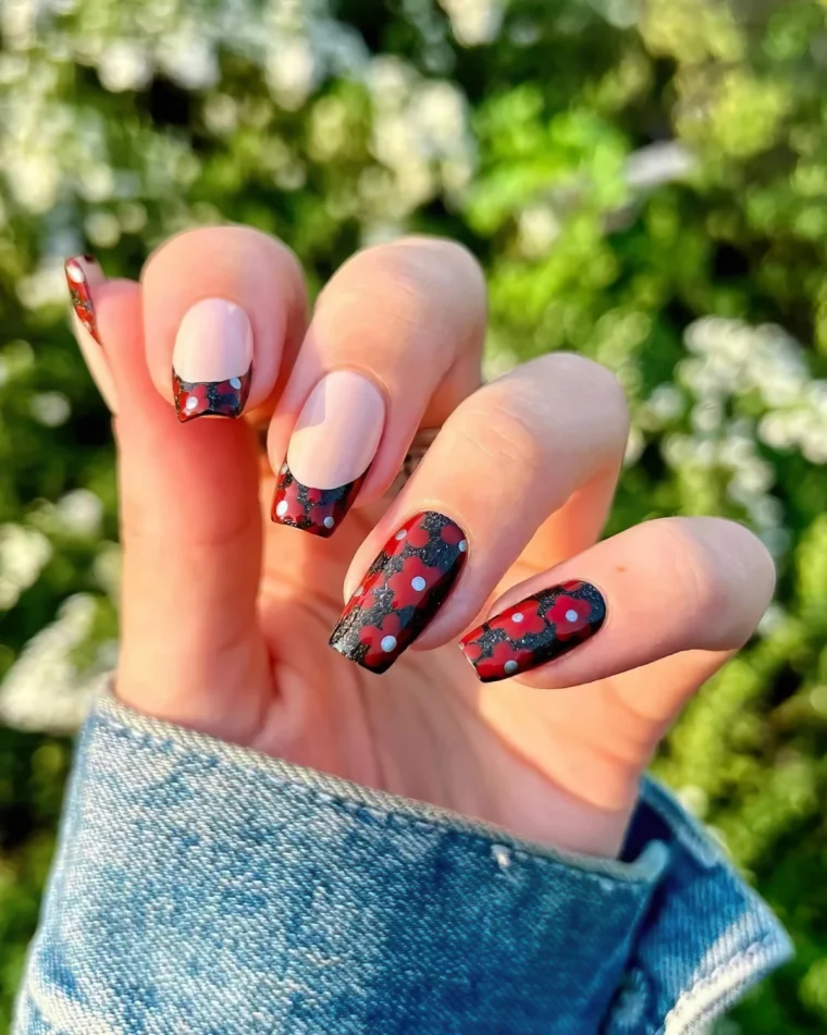 ballerina nаеgel french herbstliches nageldesign herbst 2024 danaturenails