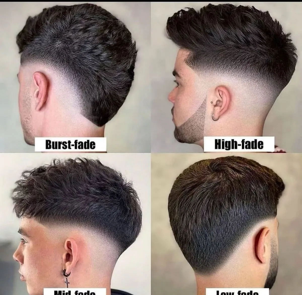 fade cut varianten trends 2025 kurzhaarfrisuren männer