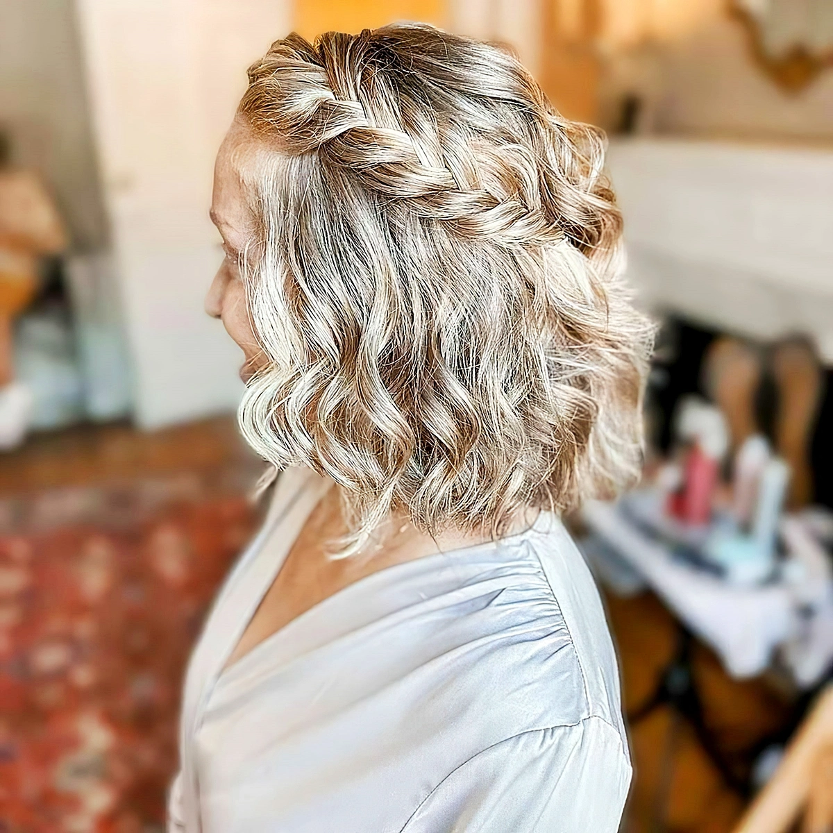 frisuren kurz damen festliche halboffene frisur einfach und schnell bridalbabesbymelissa