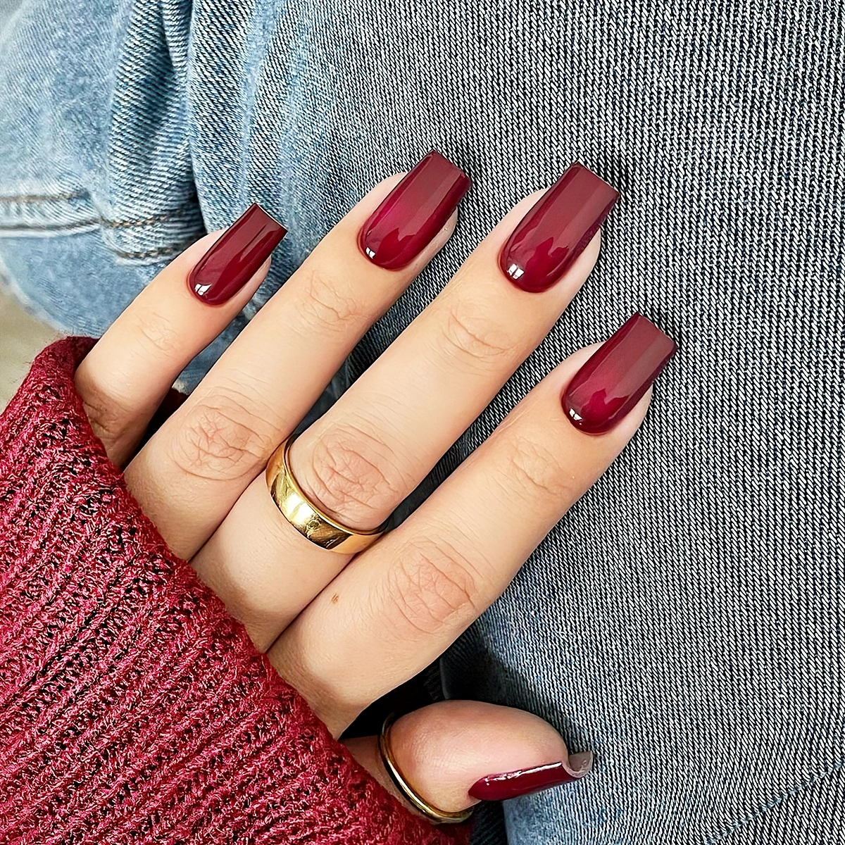 gelnаеgel ballerina dunkelrote naegel nageltrends 2024 herbst nailzkatkat