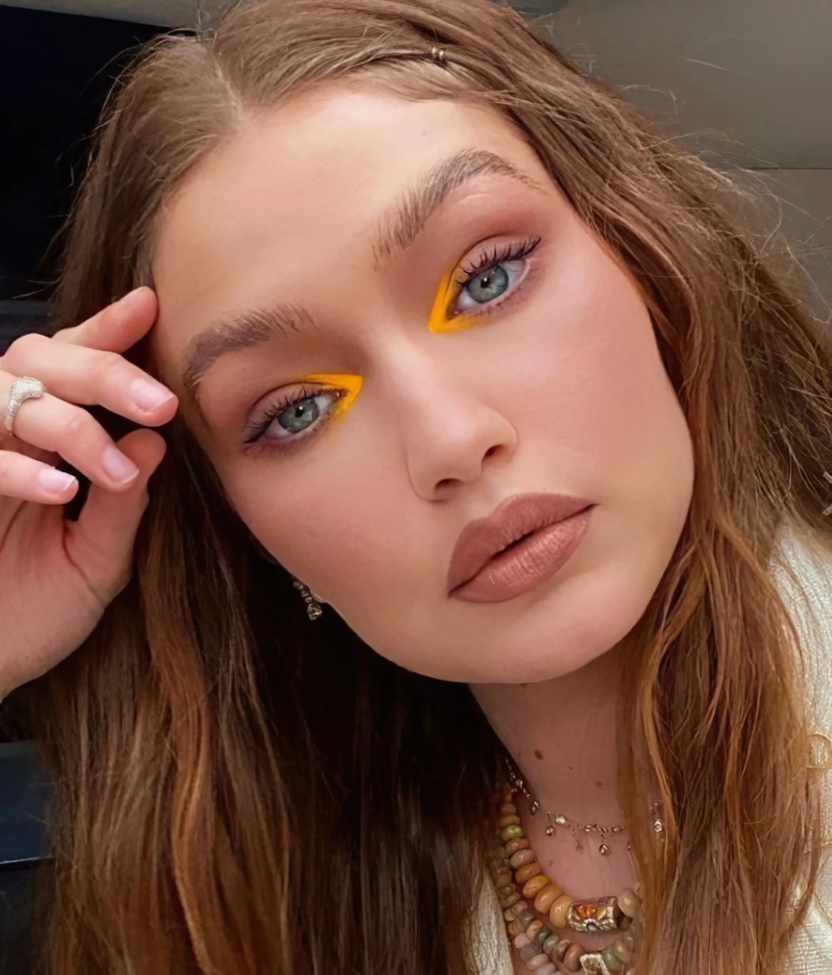 gigi hadid no mascara