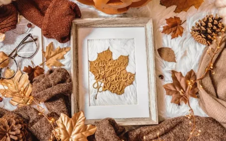 herbstdeko diy ideen mit herbstblättern und kürbissen