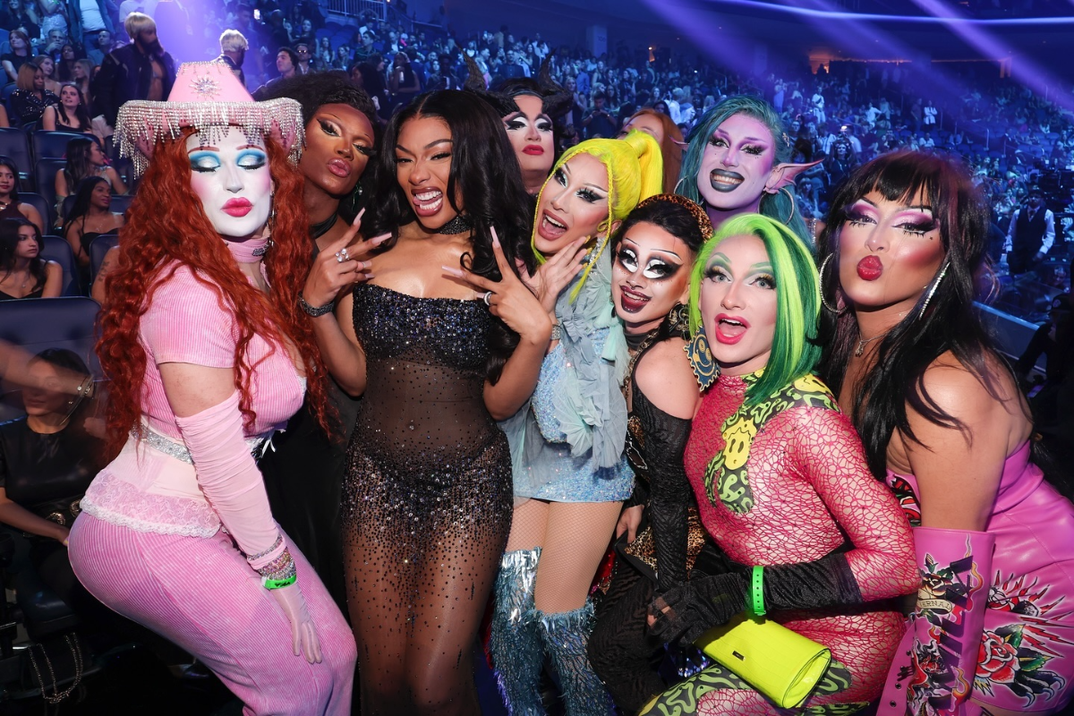 meghan thee und drag queens auf vma mtv 2024