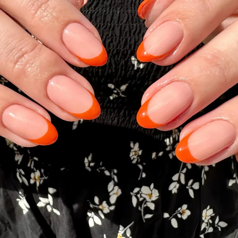 nageldesigns herbst pumpkin spice amyelainenails