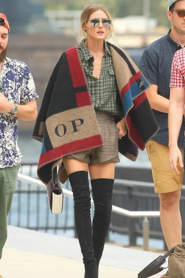 olivia palermo poncho