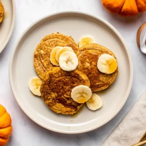 pumpkin pancakes fluffy mit banane