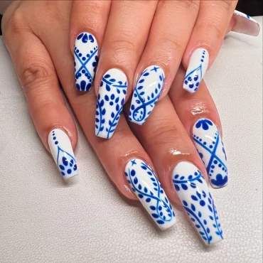 spitze naegeldesign greek nails  shimmernailstudio