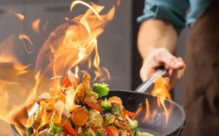 wok flexible pfanne für verschiedene zubereitungsarten