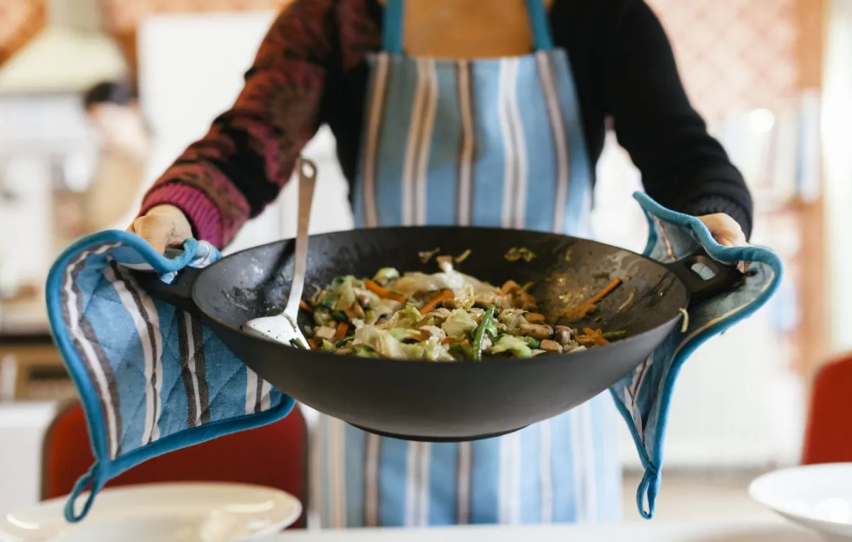 wok gesundes kochen mit weniger öl