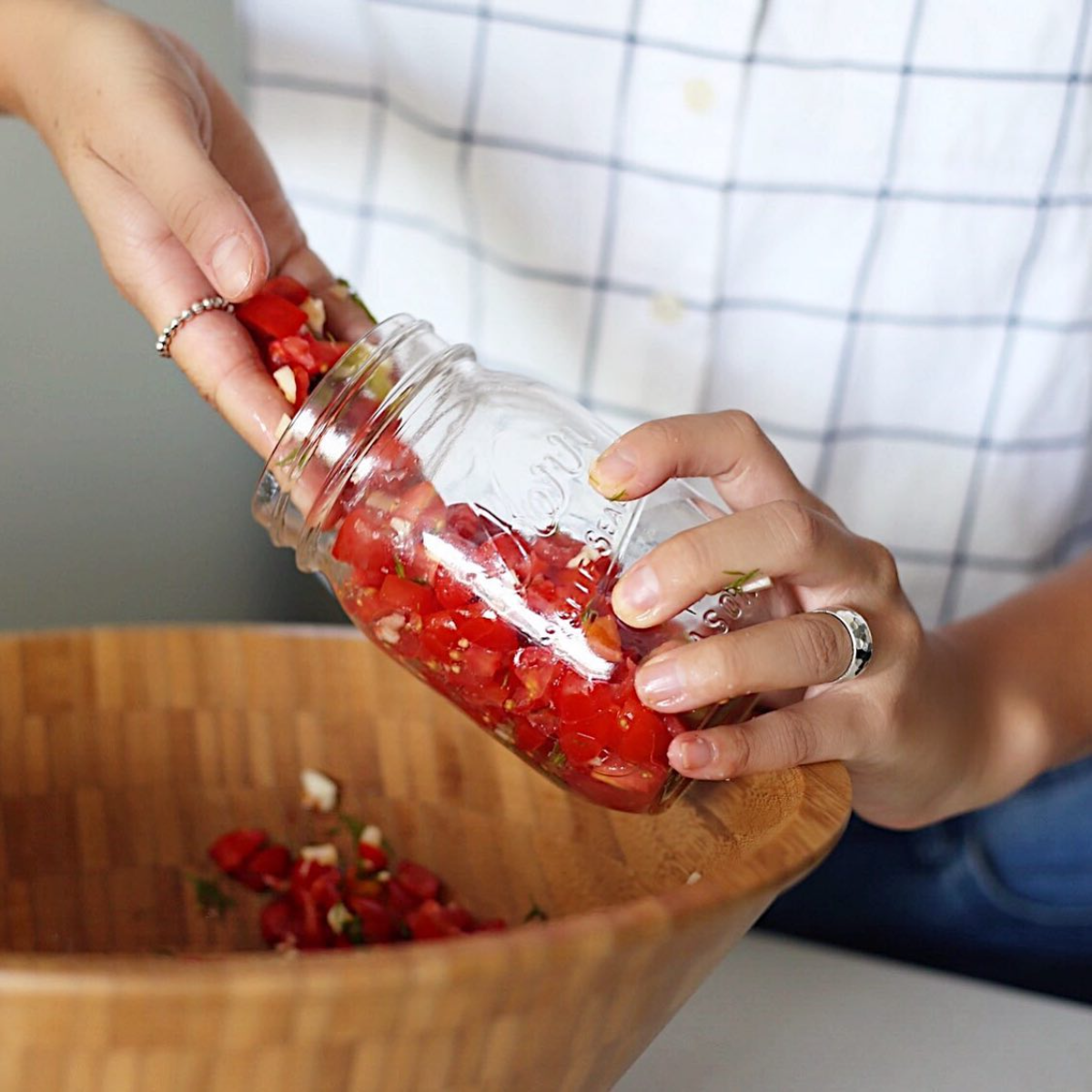 salsa für fermentation herstellen