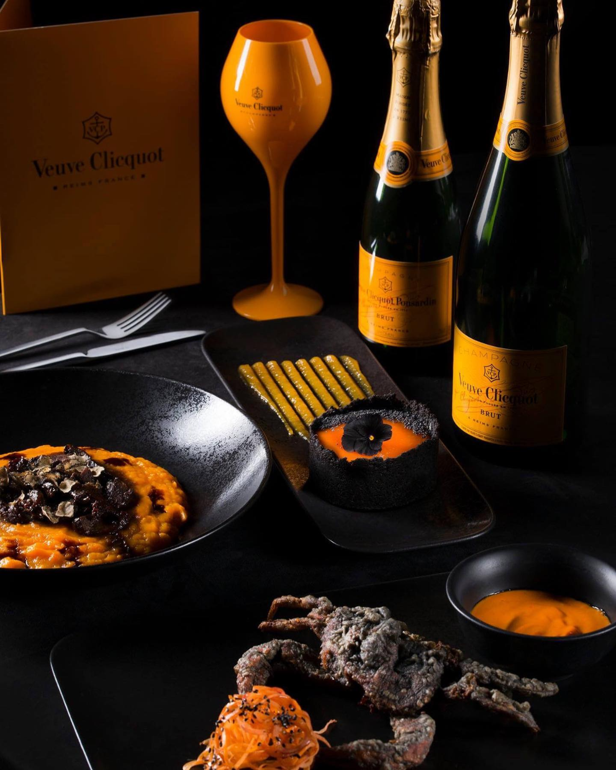 veuve clicquot yelloween party halloween essen