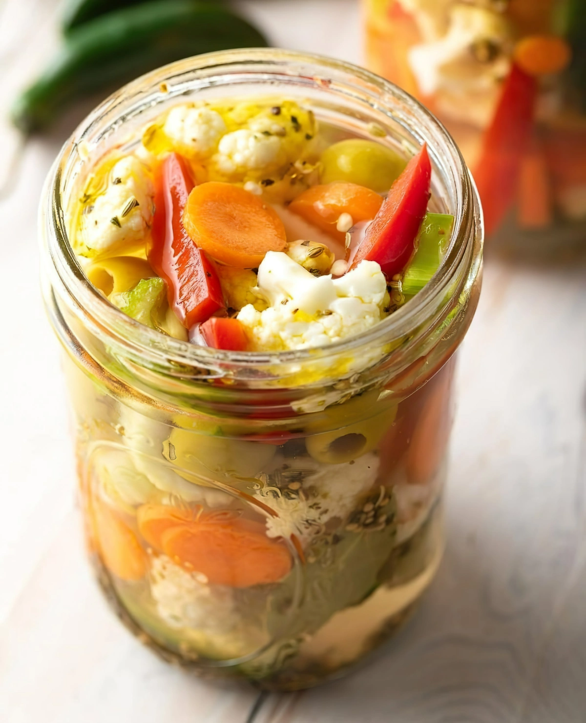 blumenkohl fermentieren eingelegtes gemuese in glas aspicyperspective