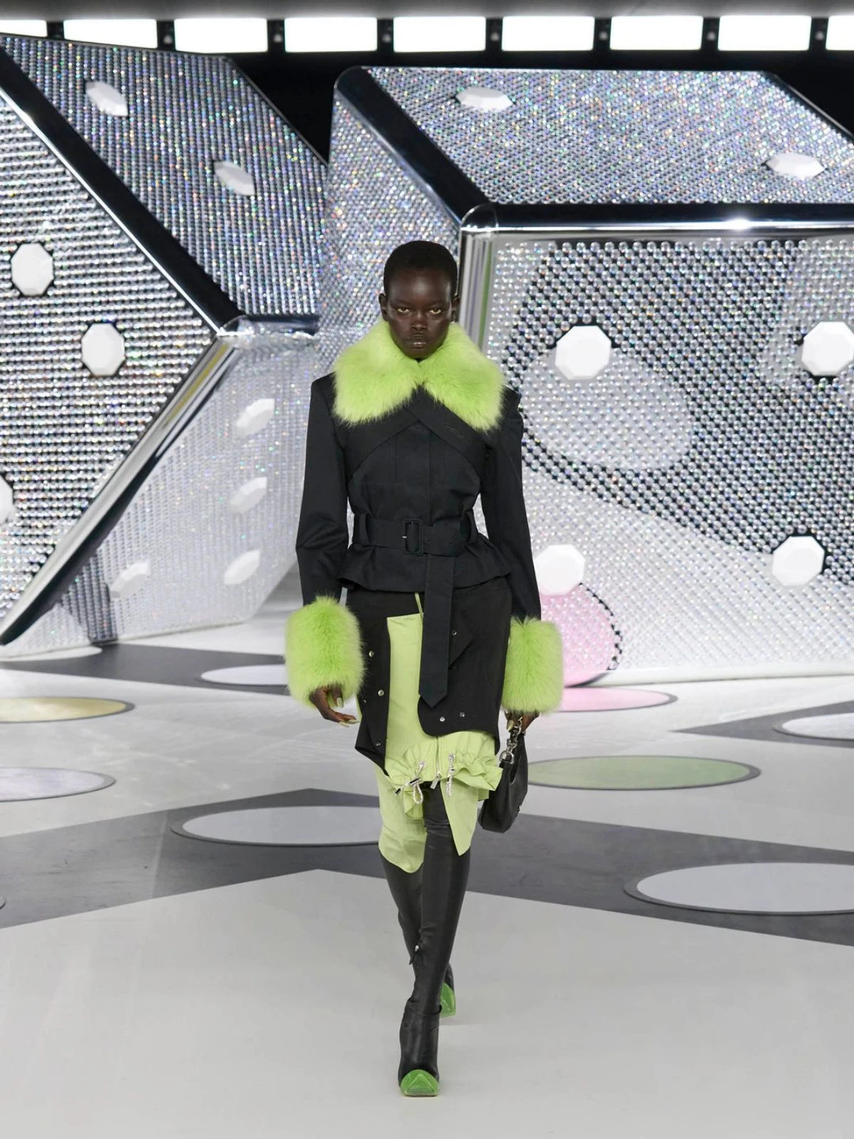 fluffy damen outfits winter 2024 2025 off white