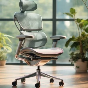 gesundheit am arbeitsplatz moderner grauer ergonomischer stuhl (1)