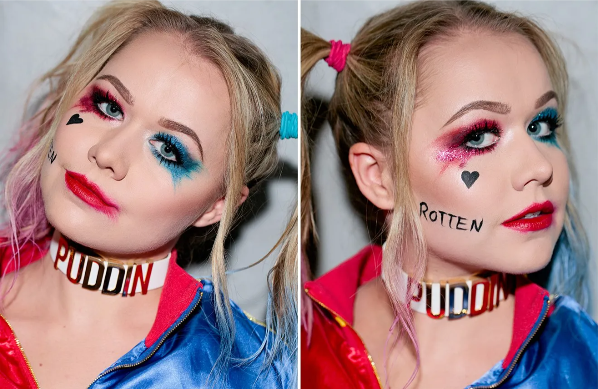 harley quinn schminken