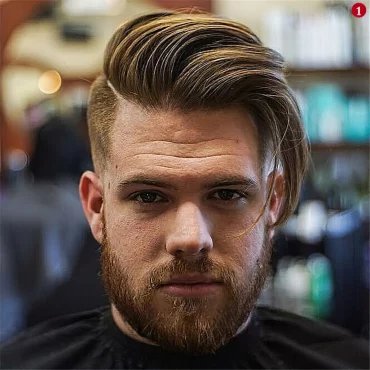 pompadour mit seitenscheitel ideen