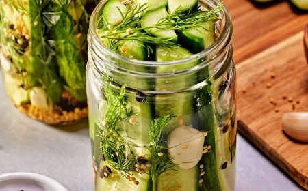 salzgurke rezept gurken im glas fermentieren lassen zubereitung soliorganic