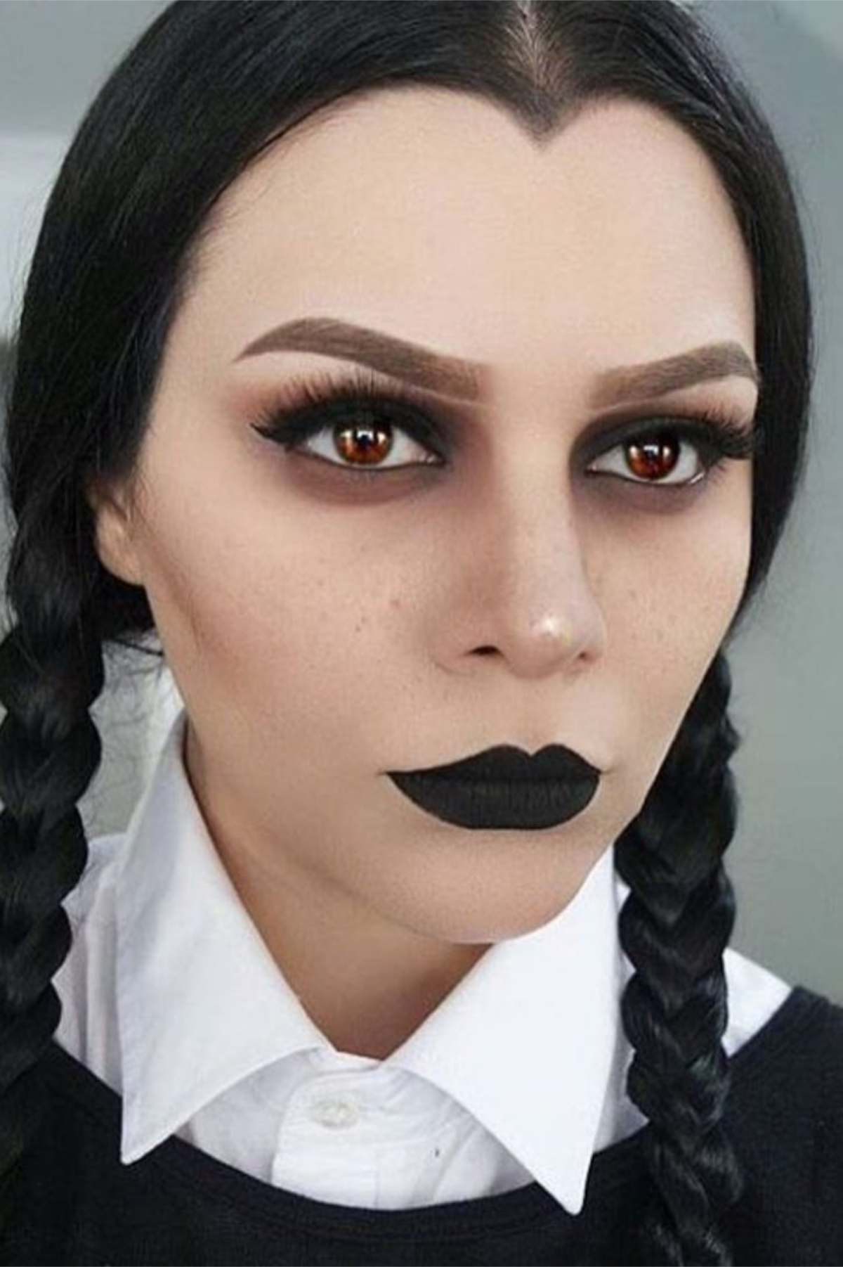 wednesday addams schminken