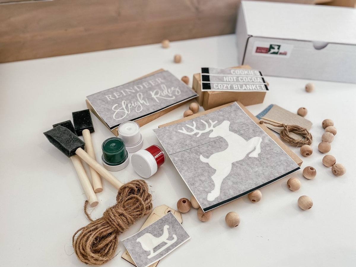 diy bastel weihnachtsbox