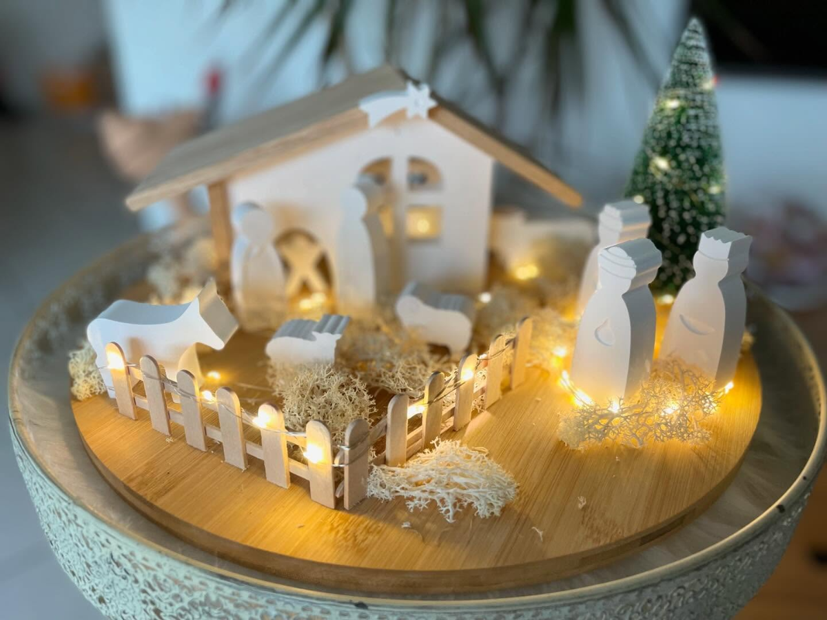 deko aus holz für weihnachten kribbe