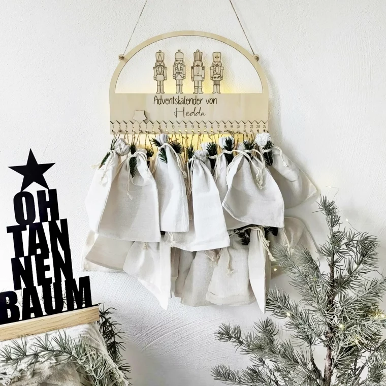 ideen fuer adventskalender zum selbermachen kreativer kalender zum advent selbstgemacht kloeterkram