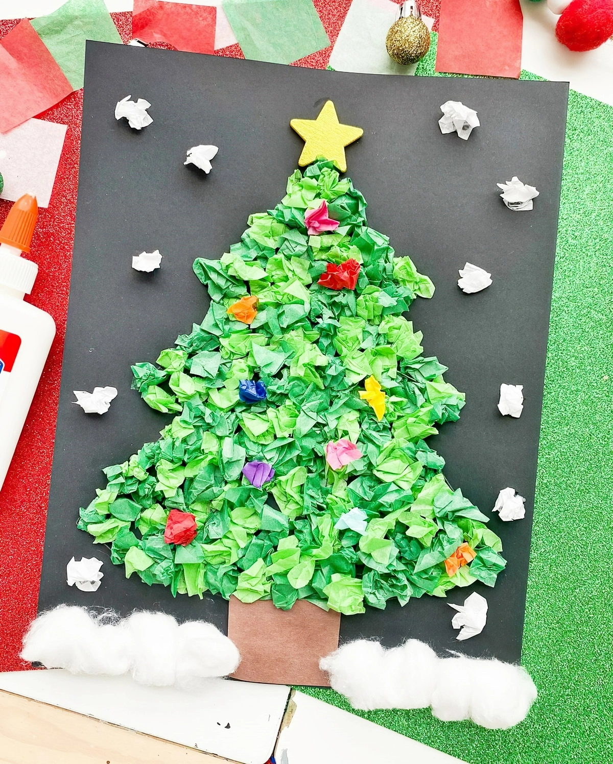 originelle weihnachtsgeschenke selber machen weihanchtskarte mit 3d tannenbaum abcdeelearning