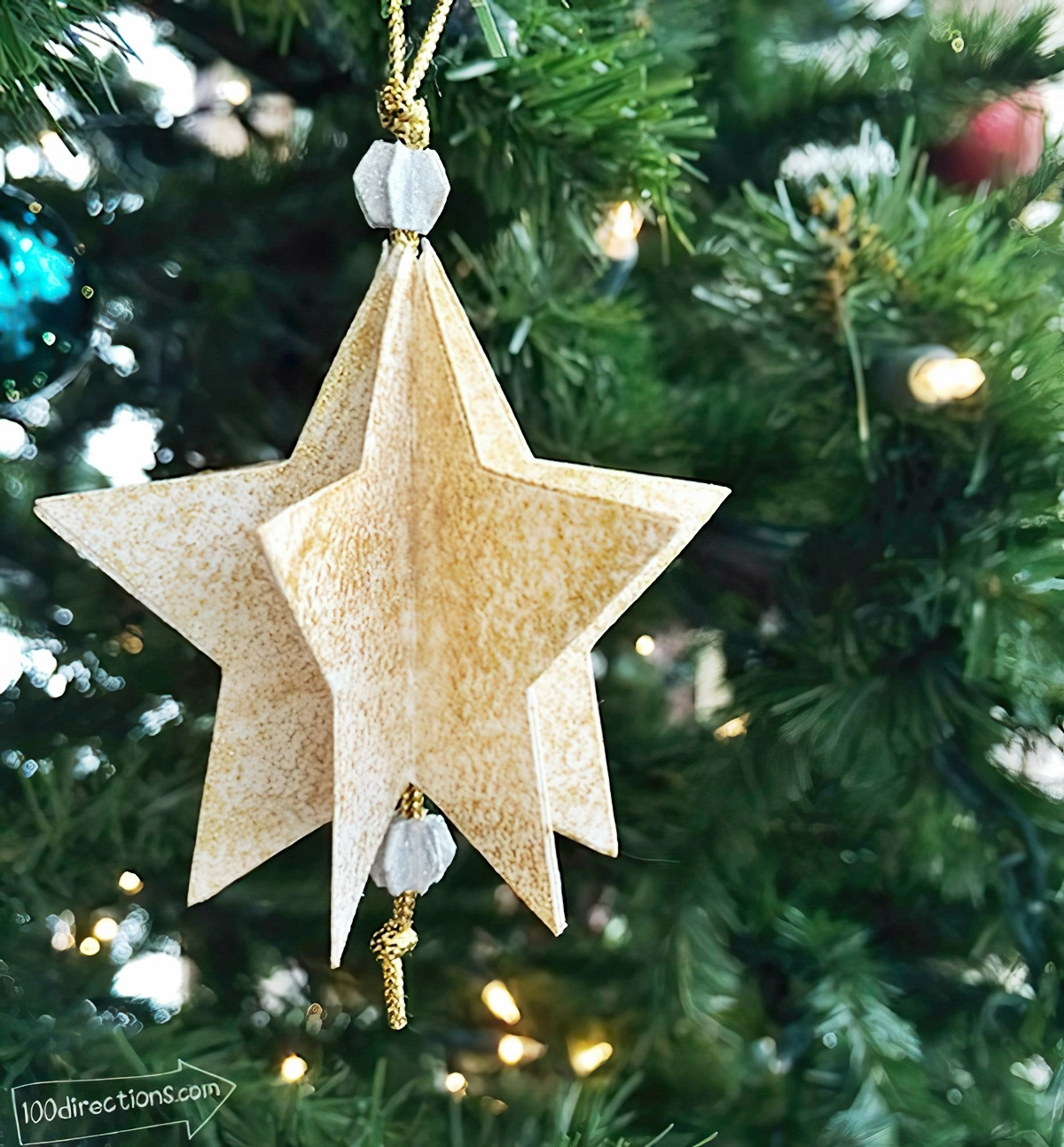 skandinavische weihnachten selber machen papierstern selbst basteln anleitung 