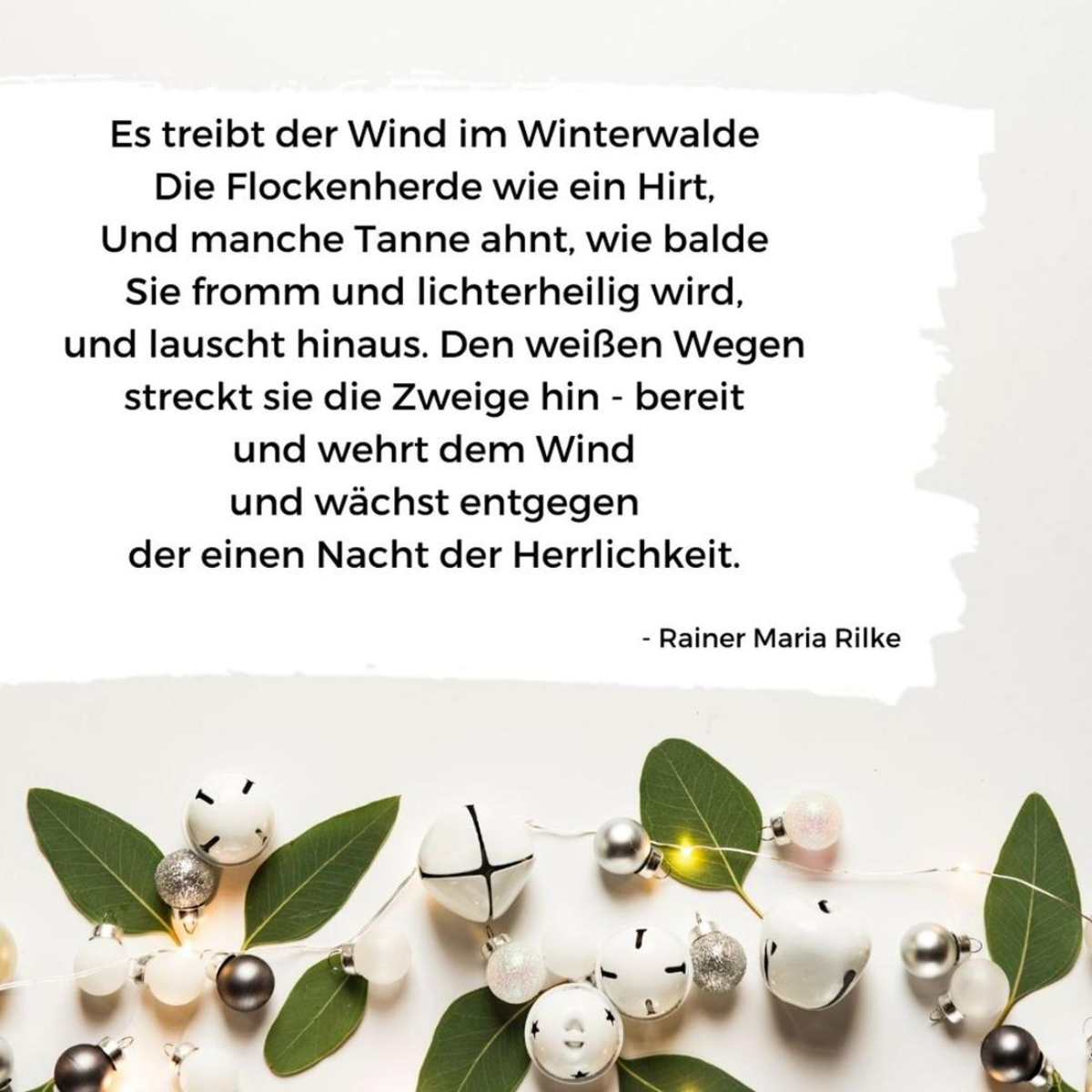 es treibt der wind im winterwalde reiner maria rilke