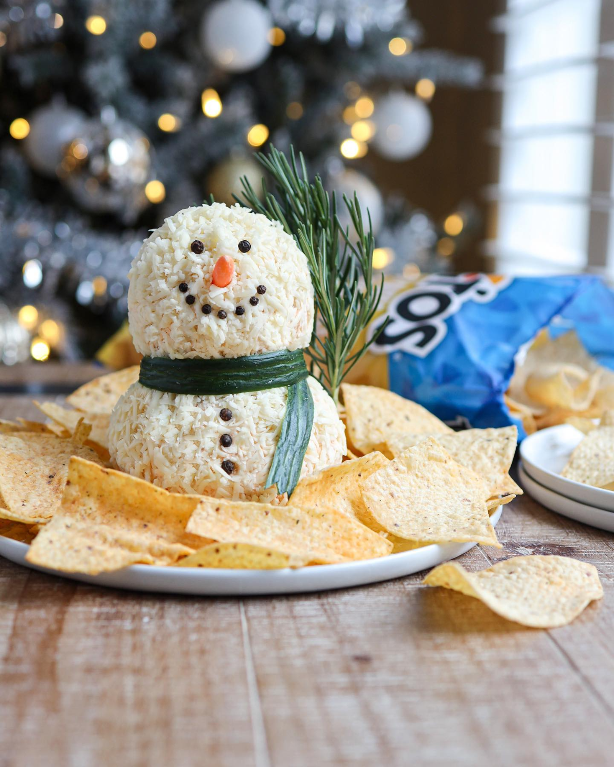 pikante jalapeño käse schneemann häppchen