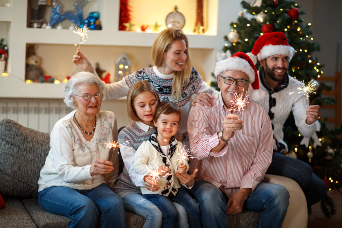 weihnachten mit der ganzen familie feiern