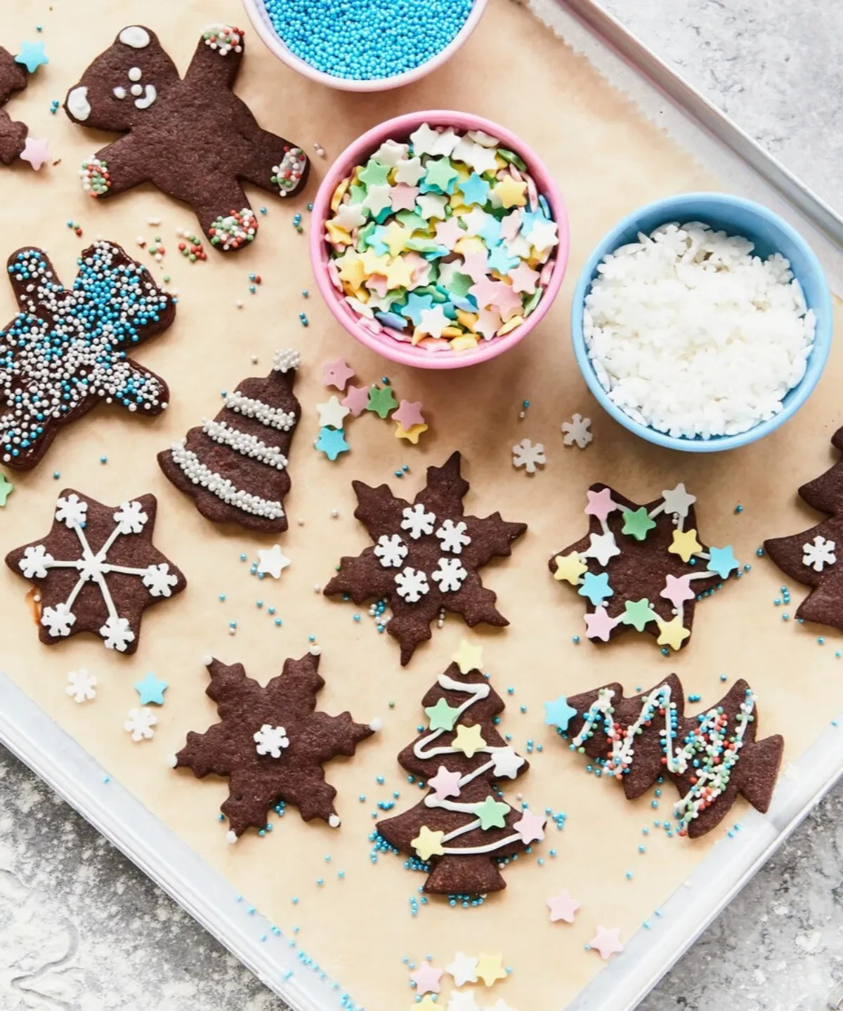 ausstechkekse für weihnachten backen verzieren ideen