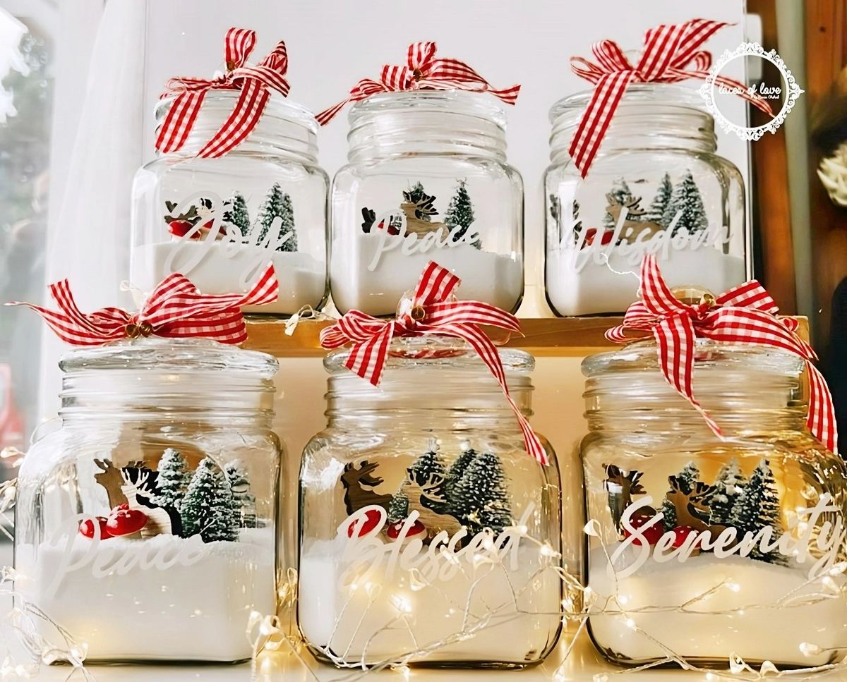 basteln fuer weihnachten geschenke weihnachtskugel aus einmachglas selber machen lacesoflove raniachehab