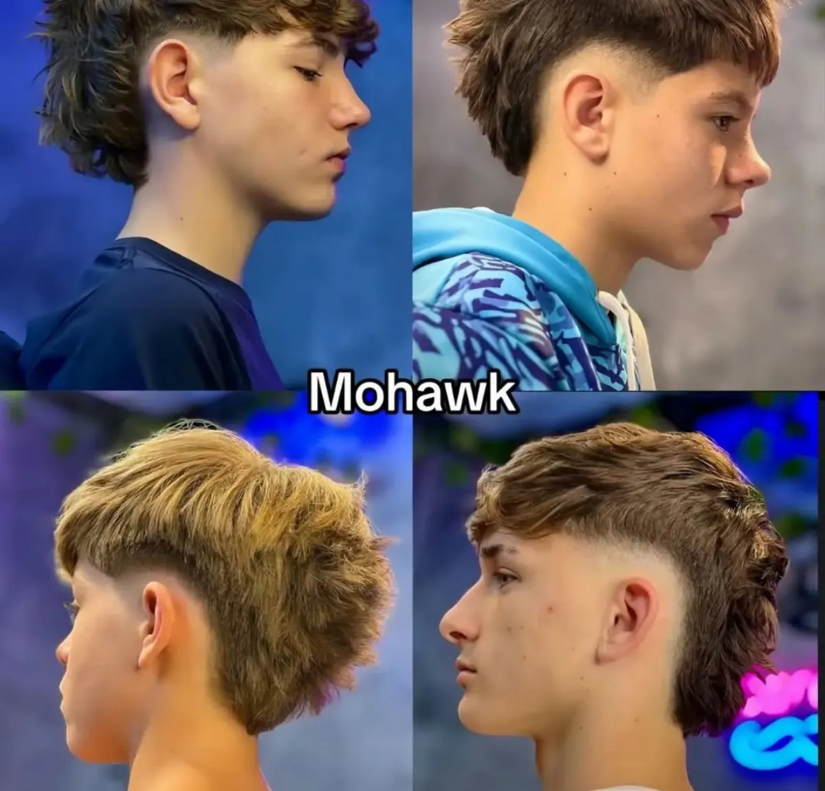 frisur für 14 jährige jungs mohawk haarschnitt varianten