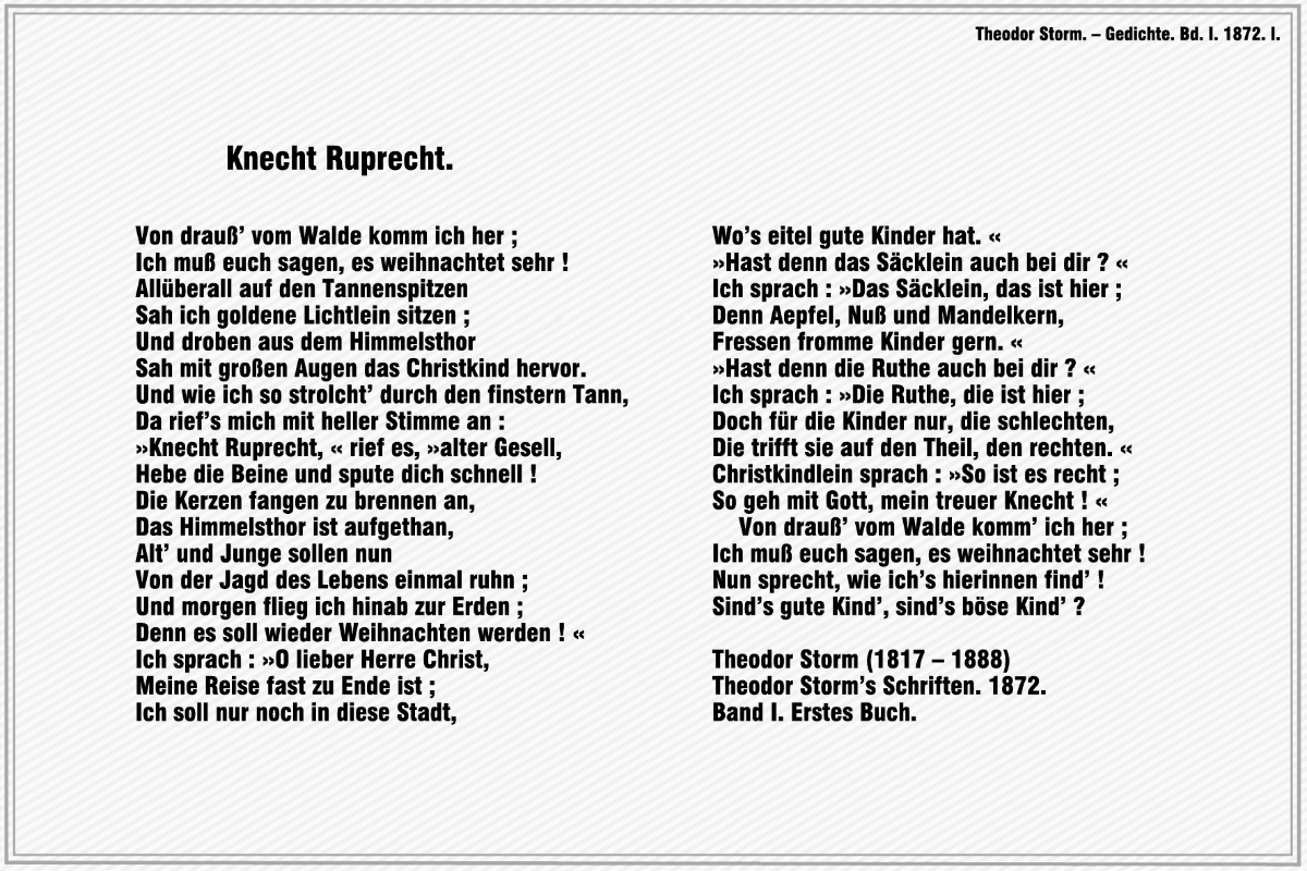 knecht ruprecht theodor storm