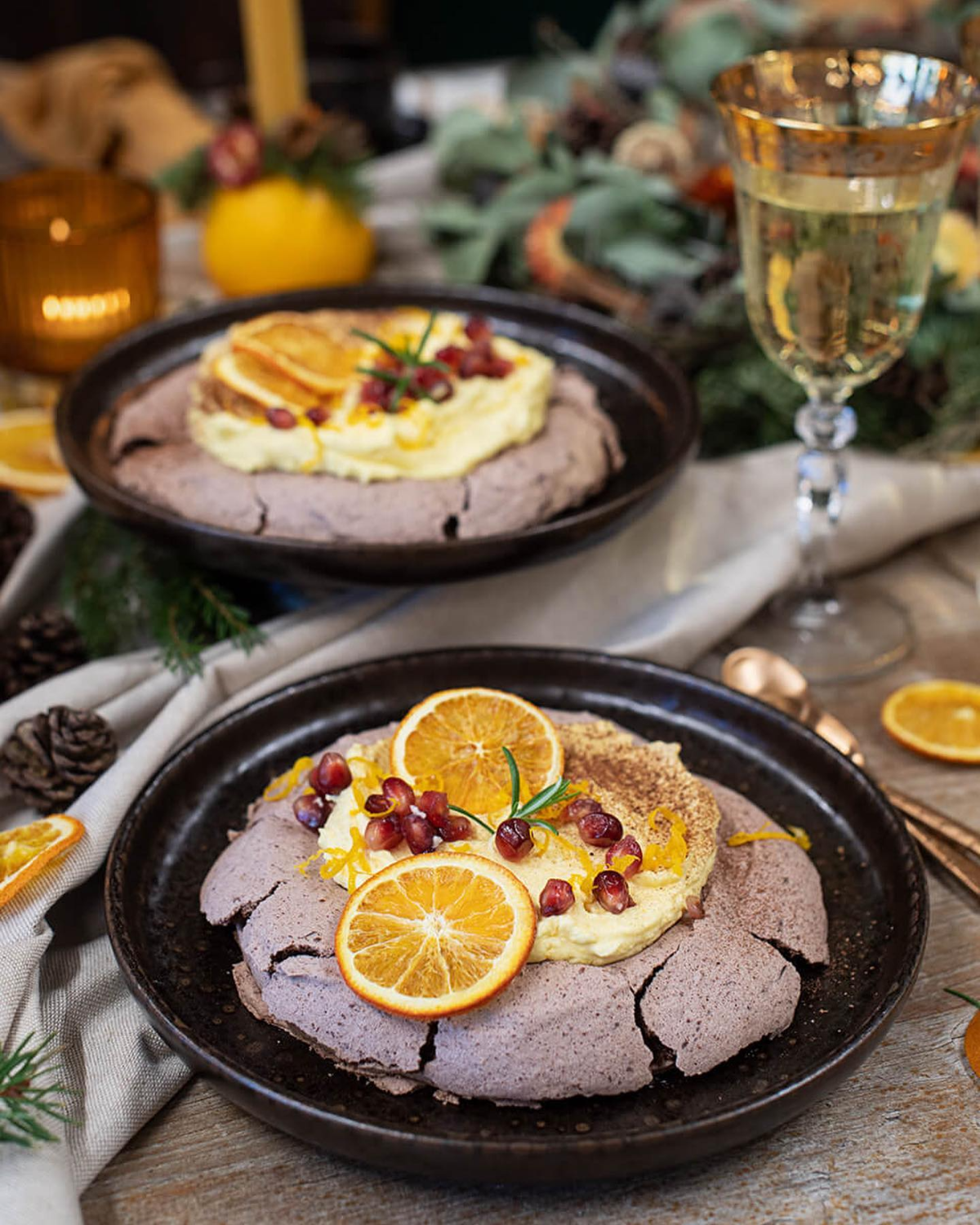 schöne weihnachtliche desserts